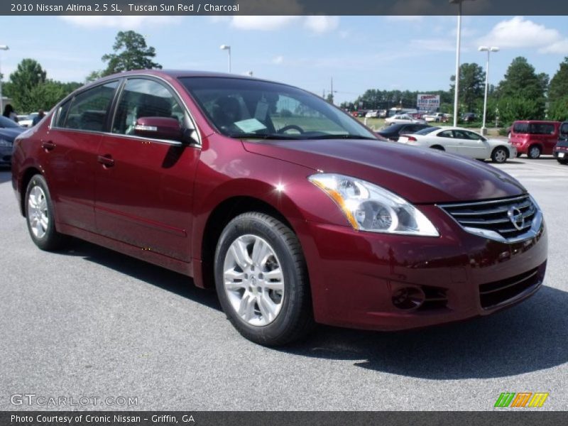 Tuscan Sun Red / Charcoal 2010 Nissan Altima 2.5 SL