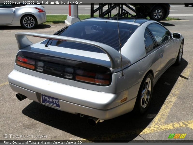 Platinum Mist Metallic / Gray 1990 Nissan 300ZX 2+2