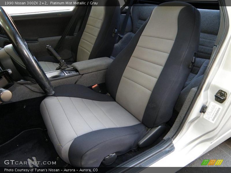 Platinum Mist Metallic / Gray 1990 Nissan 300ZX 2+2