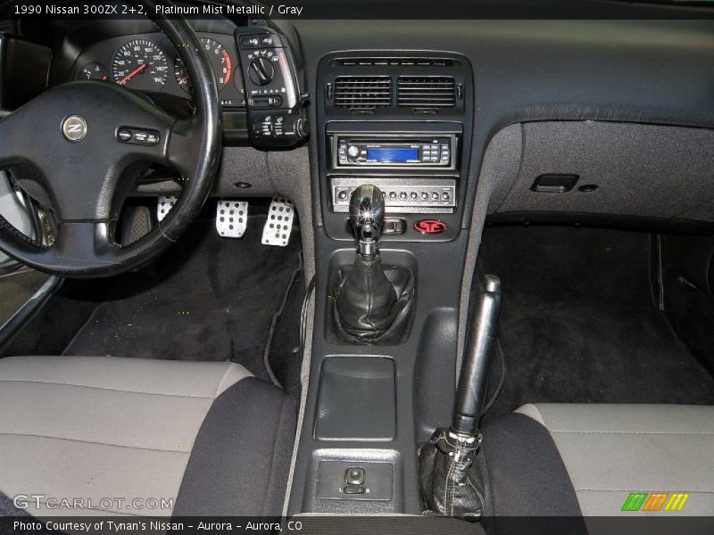 Platinum Mist Metallic / Gray 1990 Nissan 300ZX 2+2