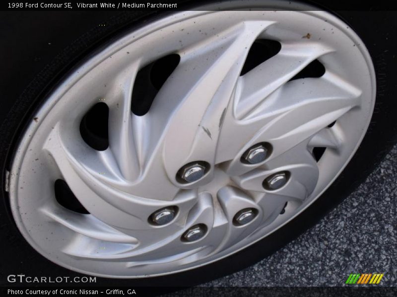 Vibrant White / Medium Parchment 1998 Ford Contour SE