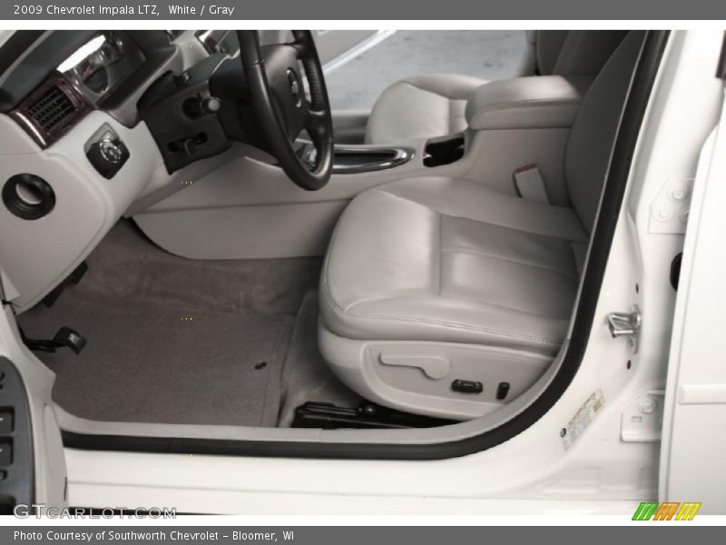 White / Gray 2009 Chevrolet Impala LTZ