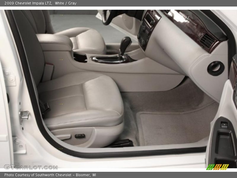 White / Gray 2009 Chevrolet Impala LTZ