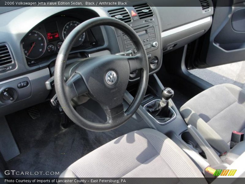 Black / Anthracite Black 2006 Volkswagen Jetta Value Edition Sedan