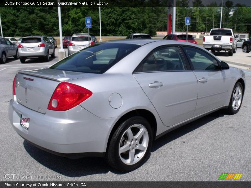 Quicksilver Metallic / Ebony 2009 Pontiac G6 GT Sedan