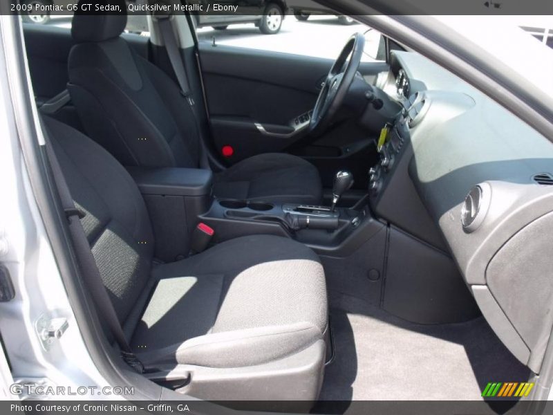 Quicksilver Metallic / Ebony 2009 Pontiac G6 GT Sedan
