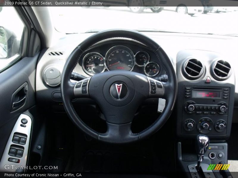 Quicksilver Metallic / Ebony 2009 Pontiac G6 GT Sedan
