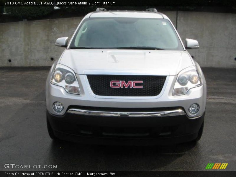 Quicksilver Metallic / Light Titanium 2010 GMC Acadia SLT AWD