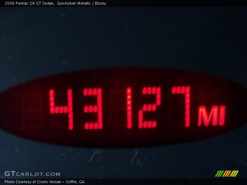 Quicksilver Metallic / Ebony 2009 Pontiac G6 GT Sedan