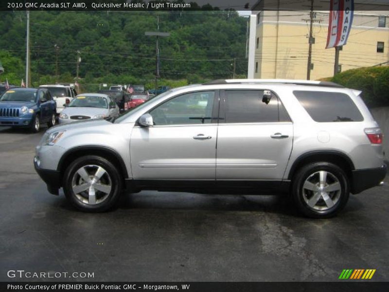 Quicksilver Metallic / Light Titanium 2010 GMC Acadia SLT AWD