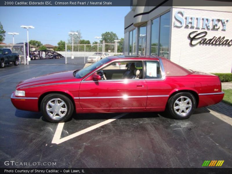 Crimson Red Pearl / Neutral Shale 2000 Cadillac Eldorado ESC
