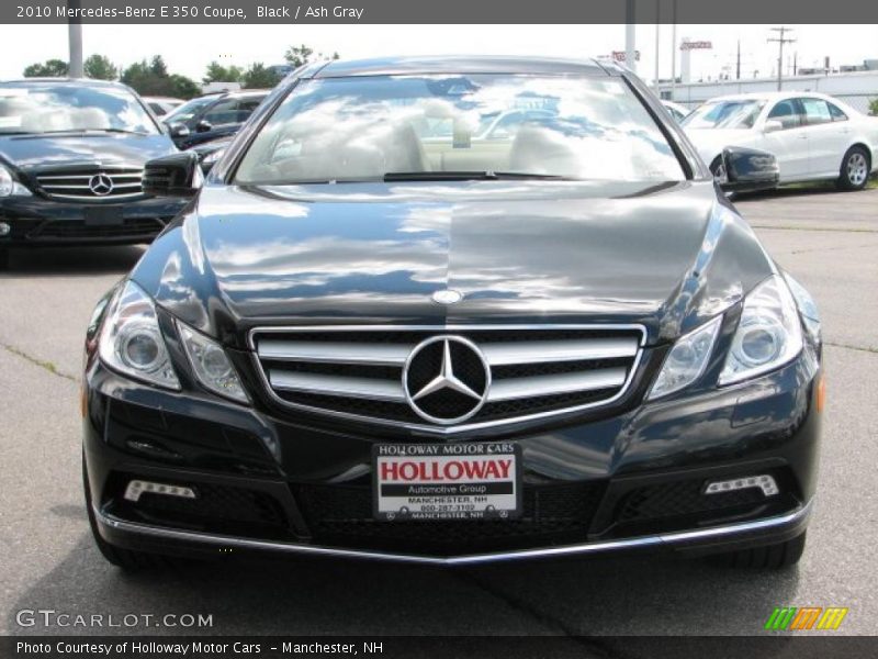 Black / Ash Gray 2010 Mercedes-Benz E 350 Coupe