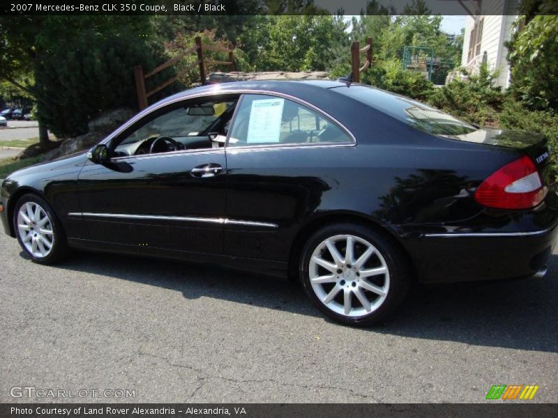 Black / Black 2007 Mercedes-Benz CLK 350 Coupe
