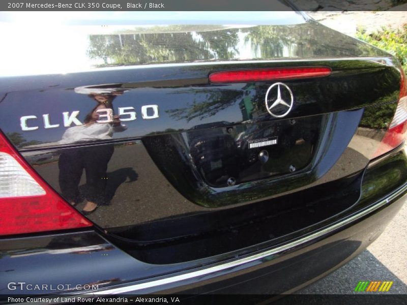 Black / Black 2007 Mercedes-Benz CLK 350 Coupe