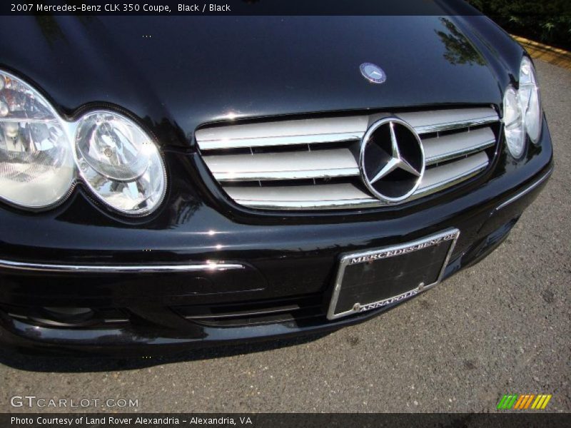 Black / Black 2007 Mercedes-Benz CLK 350 Coupe