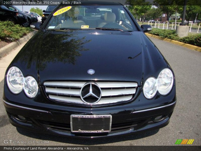 Black / Black 2007 Mercedes-Benz CLK 350 Coupe