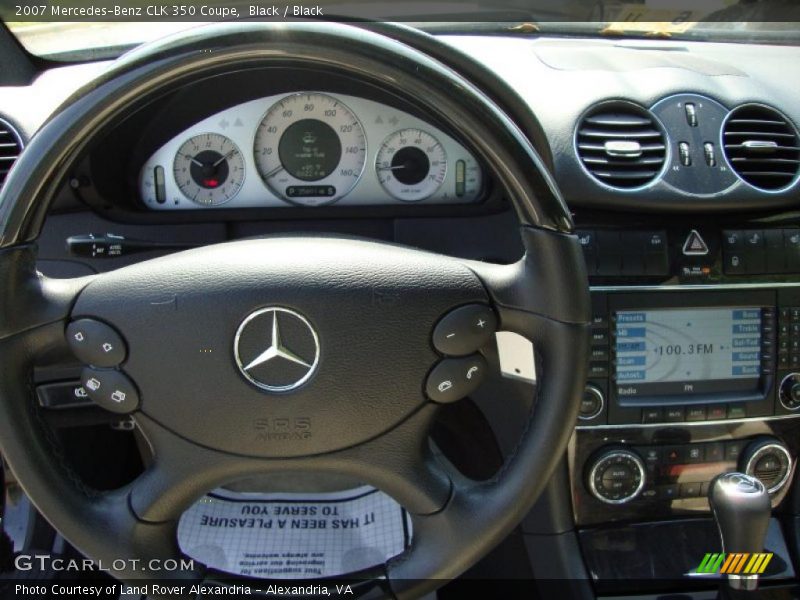 Black / Black 2007 Mercedes-Benz CLK 350 Coupe