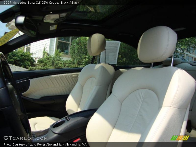 Black / Black 2007 Mercedes-Benz CLK 350 Coupe