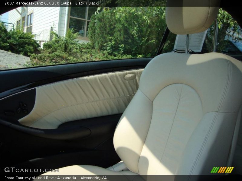 Black / Black 2007 Mercedes-Benz CLK 350 Coupe