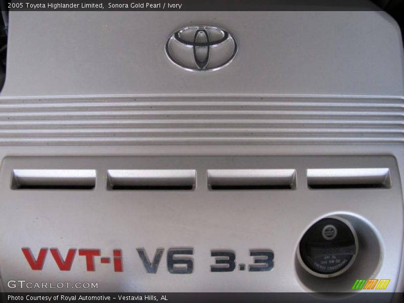 Sonora Gold Pearl / Ivory 2005 Toyota Highlander Limited