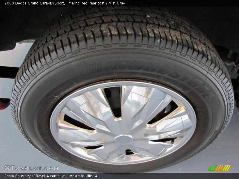 Inferno Red Pearlcoat / Mist Gray 2000 Dodge Grand Caravan Sport
