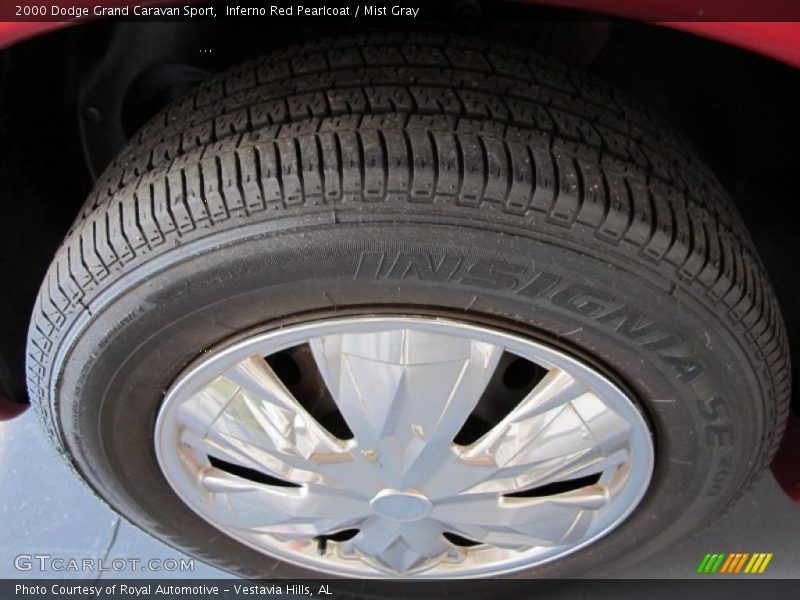 Inferno Red Pearlcoat / Mist Gray 2000 Dodge Grand Caravan Sport
