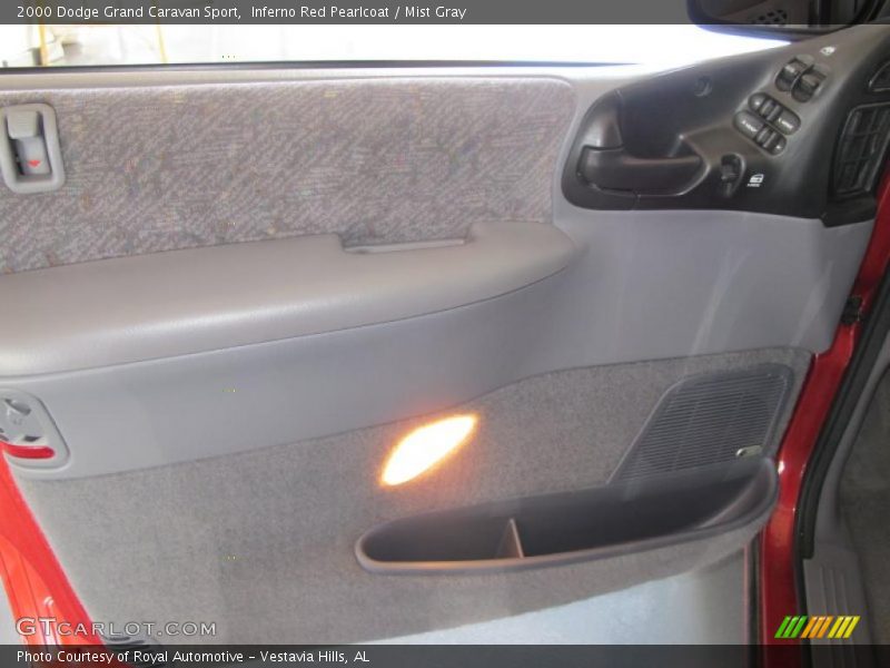Inferno Red Pearlcoat / Mist Gray 2000 Dodge Grand Caravan Sport