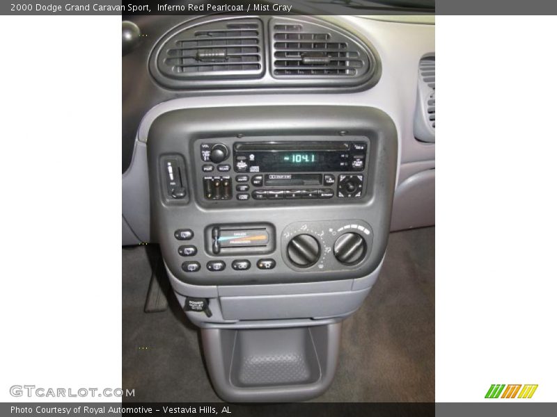 Inferno Red Pearlcoat / Mist Gray 2000 Dodge Grand Caravan Sport