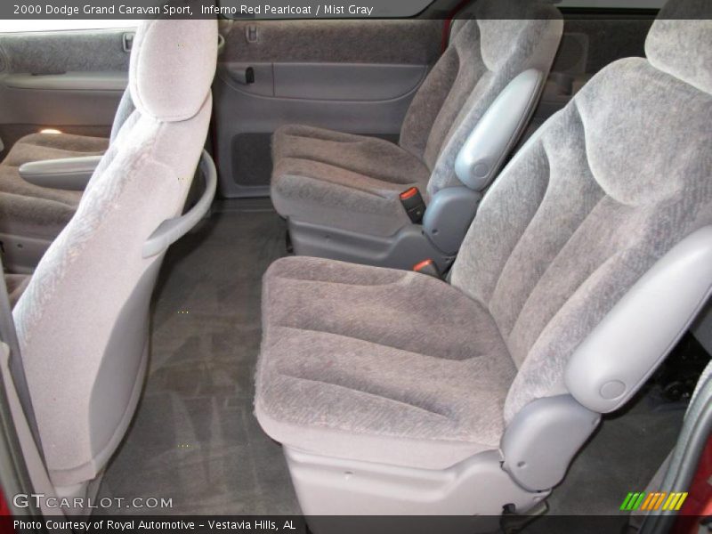Inferno Red Pearlcoat / Mist Gray 2000 Dodge Grand Caravan Sport