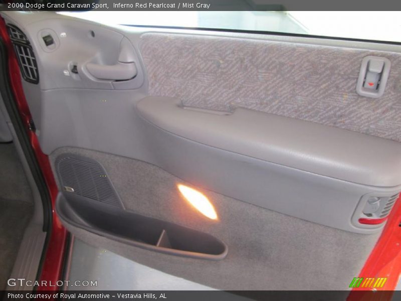 Inferno Red Pearlcoat / Mist Gray 2000 Dodge Grand Caravan Sport