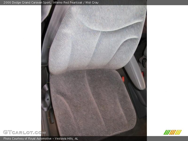 Inferno Red Pearlcoat / Mist Gray 2000 Dodge Grand Caravan Sport