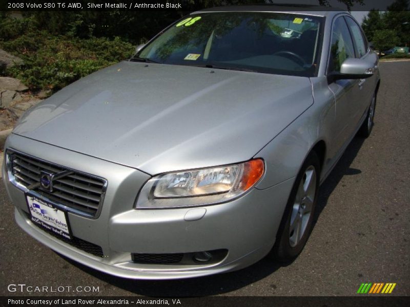 Silver Metallic / Anthracite Black 2008 Volvo S80 T6 AWD