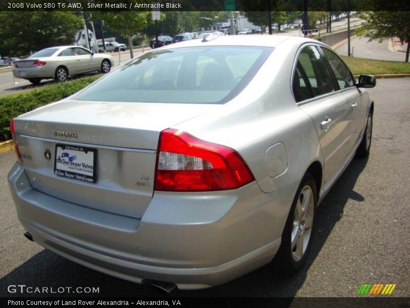 Silver Metallic / Anthracite Black 2008 Volvo S80 T6 AWD