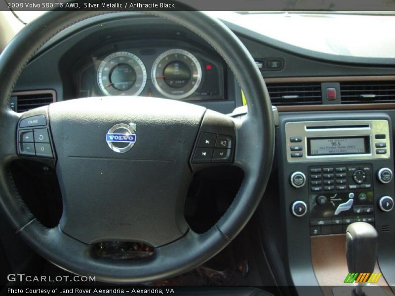 Silver Metallic / Anthracite Black 2008 Volvo S80 T6 AWD
