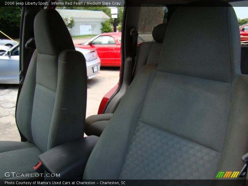 Inferno Red Pearl / Medium Slate Gray 2006 Jeep Liberty Sport