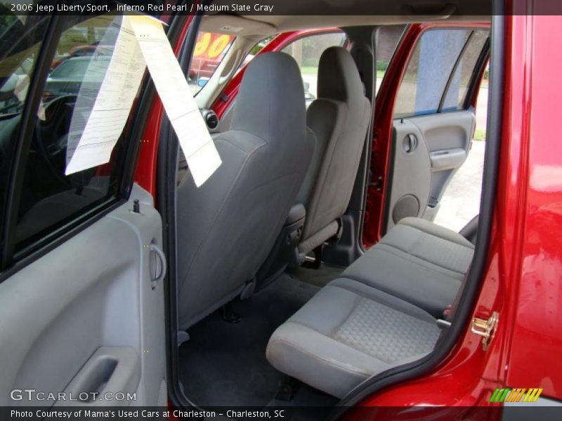Inferno Red Pearl / Medium Slate Gray 2006 Jeep Liberty Sport