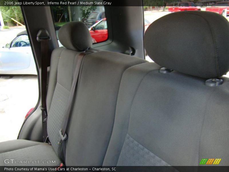 Inferno Red Pearl / Medium Slate Gray 2006 Jeep Liberty Sport