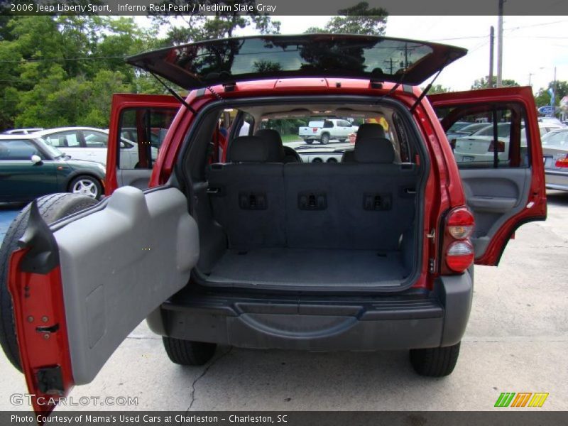Inferno Red Pearl / Medium Slate Gray 2006 Jeep Liberty Sport