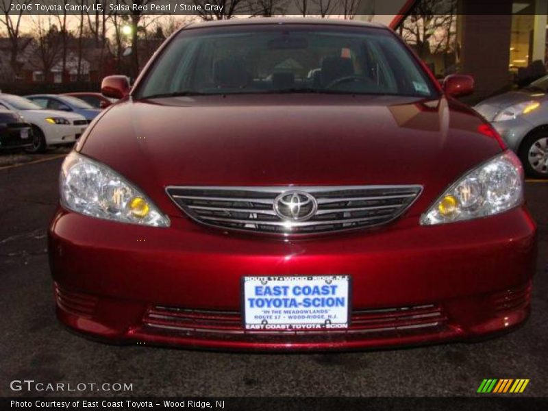 Salsa Red Pearl / Stone Gray 2006 Toyota Camry LE