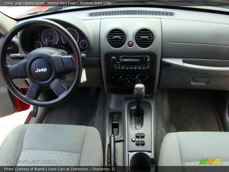 Inferno Red Pearl / Medium Slate Gray 2006 Jeep Liberty Sport