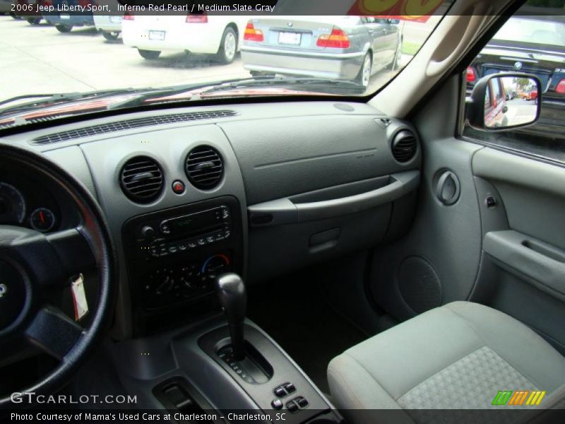 Inferno Red Pearl / Medium Slate Gray 2006 Jeep Liberty Sport