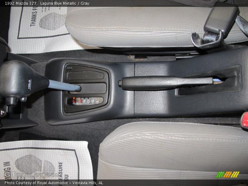 Laguna Blue Metallic / Gray 1992 Mazda 323