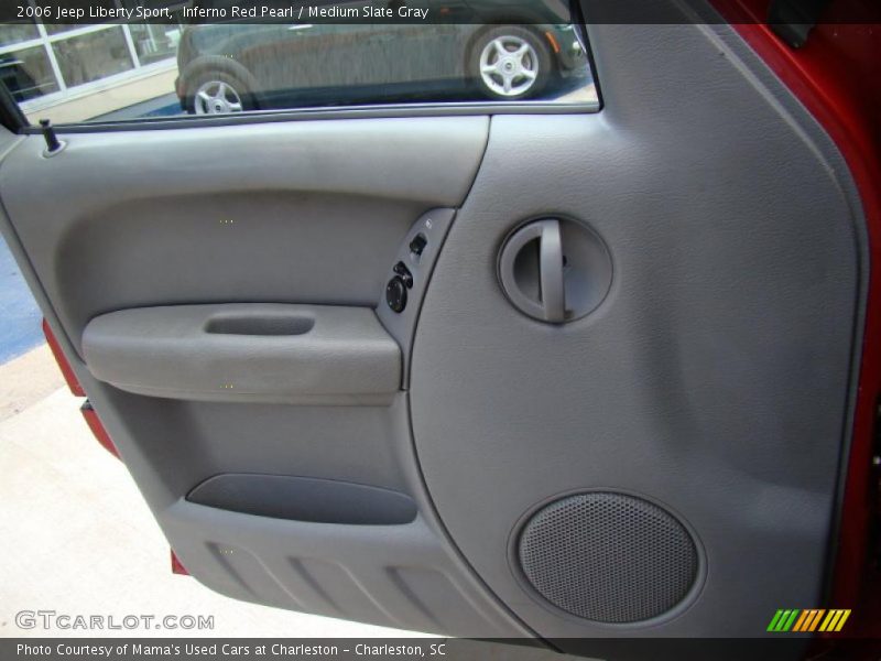 Inferno Red Pearl / Medium Slate Gray 2006 Jeep Liberty Sport