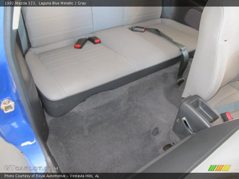 Laguna Blue Metallic / Gray 1992 Mazda 323