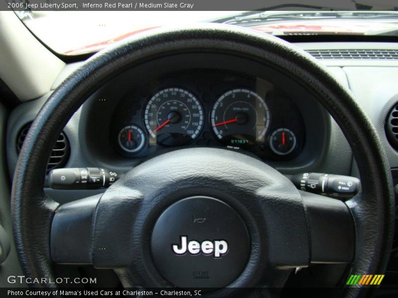 Inferno Red Pearl / Medium Slate Gray 2006 Jeep Liberty Sport