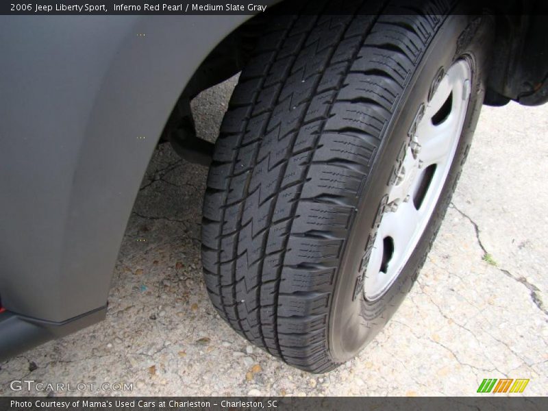 Inferno Red Pearl / Medium Slate Gray 2006 Jeep Liberty Sport