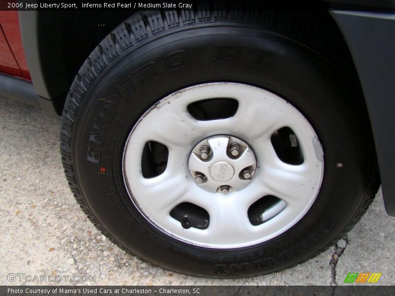 Inferno Red Pearl / Medium Slate Gray 2006 Jeep Liberty Sport