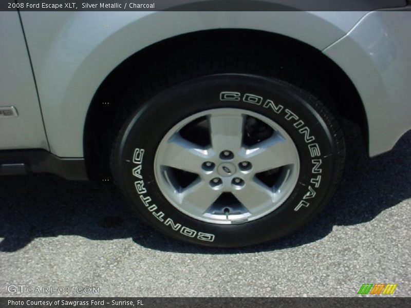 Silver Metallic / Charcoal 2008 Ford Escape XLT