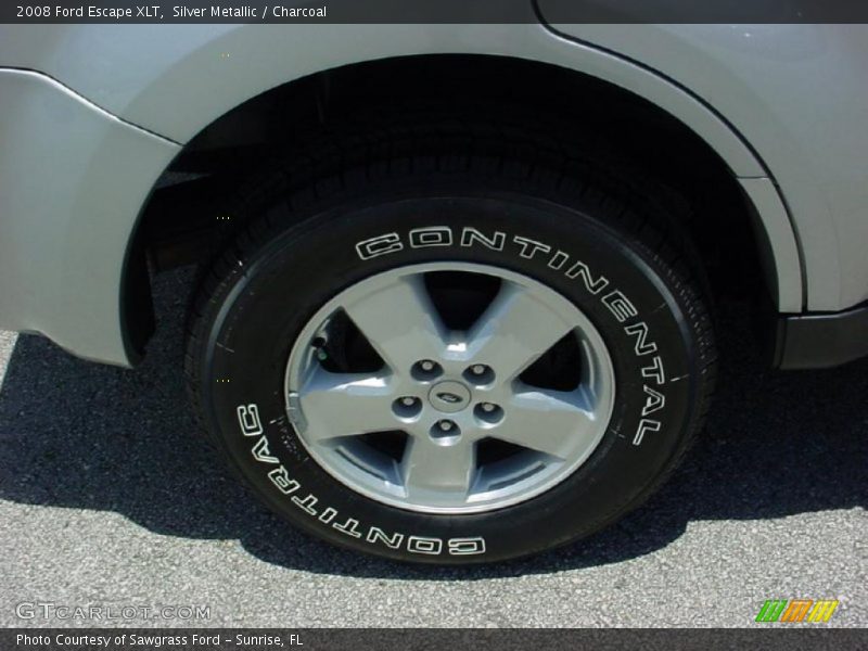 Silver Metallic / Charcoal 2008 Ford Escape XLT