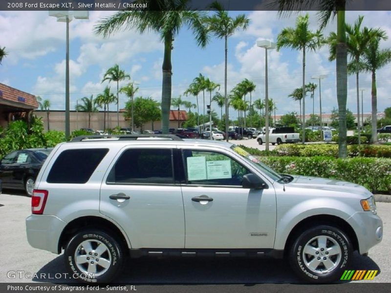 Silver Metallic / Charcoal 2008 Ford Escape XLT